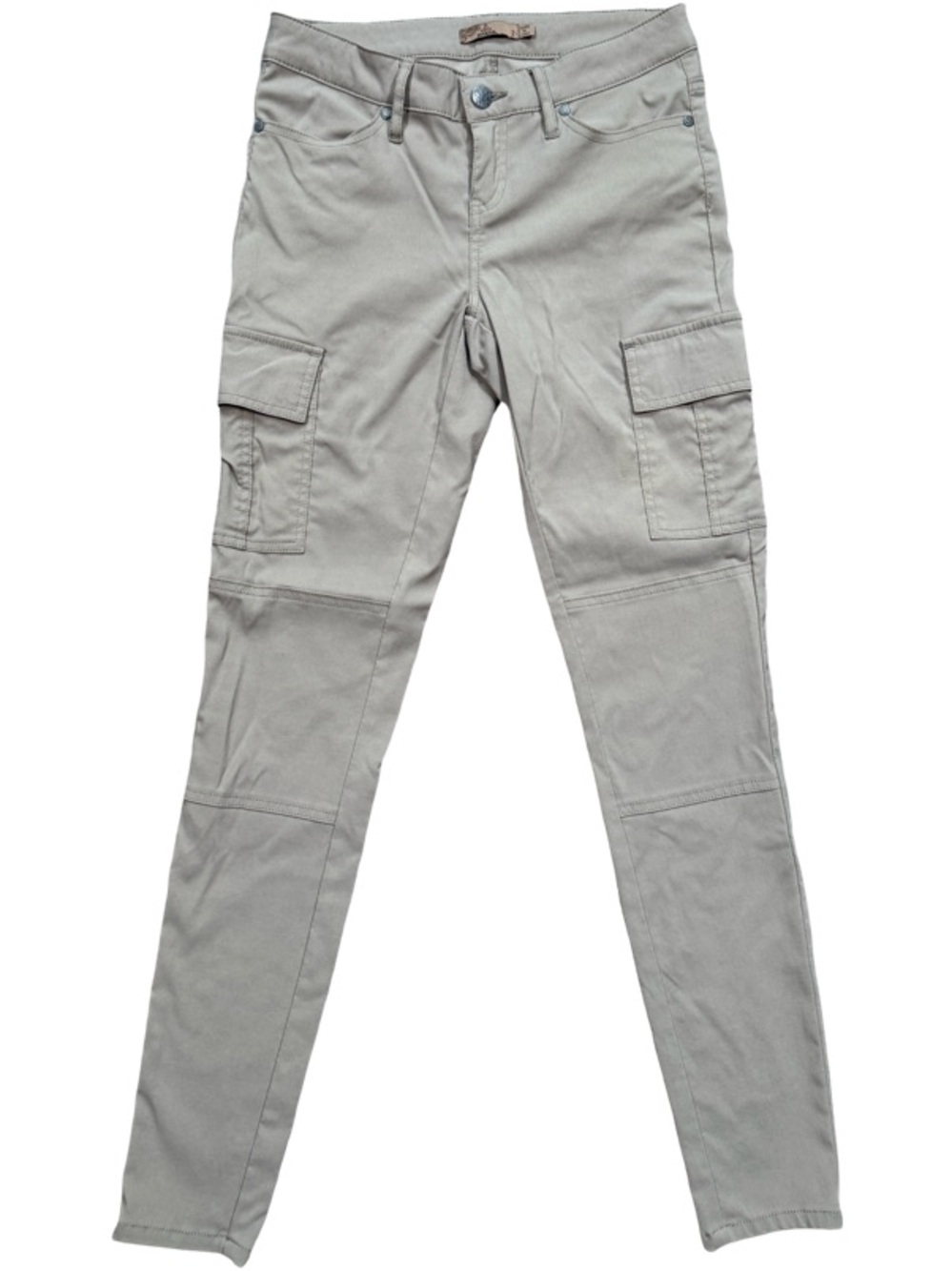 Prana Beige Khaki Skinny Cargo Hiking Pants - Size 2